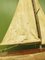 Large Vintage Scratch Built Pond Yacht with Chicken Feed Sack Sail, 1950s, Image 9