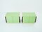 Small Green Lacquer and Brass Cabinets by J.C. Mahey, 1970s, Set of 2, Image 8