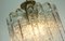 Lámpara de araña colgante Mid-Century con 16 tubos de vidrio de Doria Leuchten, años 60, Imagen 6