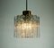 Mid-Century Pendant Light Chandelier with 16 Glass Tubes from Doria Leuchten, 1960s 10