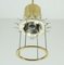 Lámpara de araña colgante Mid-Century con 16 tubos de vidrio de Doria Leuchten, años 60, Imagen 5