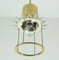 Mid-Century Pendant Light Chandelier with 16 Glass Tubes from Doria Leuchten, 1960s 5