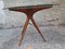 Round Coffee Table in Rosewood & Glass by Cesare Lacca, 1950s, Image 3