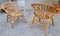 Armchairs in Malacca and Bamboo, 1950s, Set of 2, Image 2