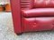 Chester 2-Seater Sofa in Bordeaux Leather from Poltrona Frau, 1990s 7