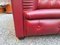 Zwei-Sitzer Mod Chester Sofa aus Bordeaux Leder von Poltrona Frau, 1990er 7