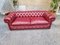 Chester 2-Seater Sofa in Bordeaux Leather from Poltrona Frau, 1990s 2