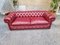 Zwei-Sitzer Mod Chester Sofa aus Bordeaux Leder von Poltrona Frau, 1990er 2