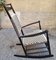 Shakers Rocking Chair in Black Lacquered Wood from Padova 4