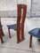 Chairs in Light Wood in the style of Carlo Scarpa for Mobil Girgi, 1970s, Set of 4 7