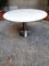Round Dining Table in Crome Iron with White Carrara Marble Top, 1980s, Image 2