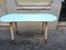 Coffee Table in White Lacquered Wood with Blue Formica Top by Gio Ponti, 1950s, Image 2