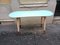 Coffee Table in White Lacquered Wood with Blue Formica Top by Gio Ponti, 1950s 1