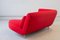 Divano modulare Yang in tessuto rosso Kvadrat Divina di Ligne Roset, 2006, set di 4, Immagine 6