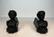 Italian Female Chenets in Cast Iron, France, 1950s, Set of 2, Image 10