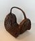 Vintage Rattan Log Holder, Image 12