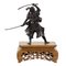 Japanese Bronze Sculpture of Samurai Warrior, 1890s, Image 4