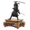 Japanische Bronzeskulptur eines Samurai-Kriegers, 1890er 2