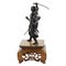 Japanese Bronze Sculpture of Samurai Warrior, 1890s 3