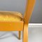 Sedia moderna in legno e tessuto giallo di Bros/S, Italia, anni '80, Immagine 18