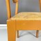 Sedia moderna in legno e tessuto giallo di Bros/S, Italia, anni '80, Immagine 11