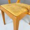 Italian Modern Yellow Fabric and Wooden Chair from Bros/S, 1980s 12