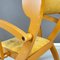 Italian Modern Yellow Fabric and Wooden Chair from Bros/S, 1980s, Image 15