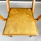 Sedia moderna in legno e tessuto giallo di Bros/S, Italia, anni '80, Immagine 7
