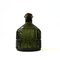 Decanter vintage in vetro verde con coperchio in sughero e ottone di Skruf, Svezia, Immagine 1