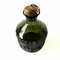 Vintage Green Glass Decanter with Cork and Brass Lid from Skruf, Sweden 3