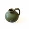 Small Vintage Round Green Ceramic Vase with Handle from Bo Fajans, Sweden 3