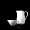 Small Vintage White Coffee Jug with Handle from Gustavsberg, Sweden 4