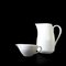 Small Vintage White Coffee Jug with Handle from Gustavsberg, Sweden, Image 4