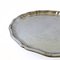 Large Silver-Plated Tray with Flowery Engravings, Sweden 3
