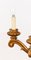 Lámparas de araña italianas antiguas de madera dorada, años 20. Juego de 2, Imagen 8