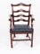 Antique Chippendale Ladderback Dining Chairs, 19th Century, Set of 10, Image 3