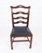 Antique Chippendale Ladderback Dining Chairs, 19th Century, Set of 10 12