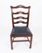 Antique Chippendale Ladderback Dining Chairs, 19th Century, Set of 10, Image 12