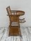 Vintage Wooden Children's Chair 8