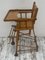 Silla infantil vintage de madera, Imagen 4