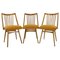 Oak Dining Chairs by Antonin Suman, 1960s, Set of 3 1