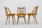 Oak Dining Chairs by Antonin Suman, 1960s, Set of 3 4