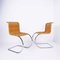 Chrome and Wicker Cantilever Chairs in the style of Mies van der Rohe, Set of 2 10