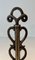 Brass and Wrought Iron Chenets in the style of Raymond Subes, 1940s, Set of 2, Image 6