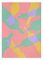 Green and Yellow Falling Bottles on Pink Background, Patterns and Silhouettes 1