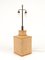 Lámpara de mesa Mid-Century de ratán, mimbre y latón al estilo de Vivai Del Sud, Italia, años 60, Imagen 10