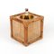 Ice Bucket in Bamboo, Rattan and Acrylic Glass in the style of Christian Dior, Italy, 1970s 4
