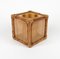 Ice Bucket in Bamboo, Rattan and Acrylic Glass in the style of Christian Dior, Italy, 1970s, Image 13