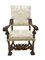 19th Century Italian Throne Armchair 1