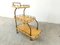Italian Lacquered Goatskin Parchment Serving Bar Cart by Aldo Tura, 1960s, Image 6